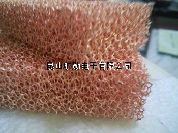 KX电磁屏蔽泡沫铜 50PPI毫米厚泡沫铜网