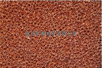 铜过滤网 2.5毫米厚泡沫铜网